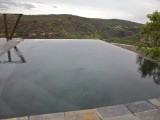 Main lodge rim flow swimming pool